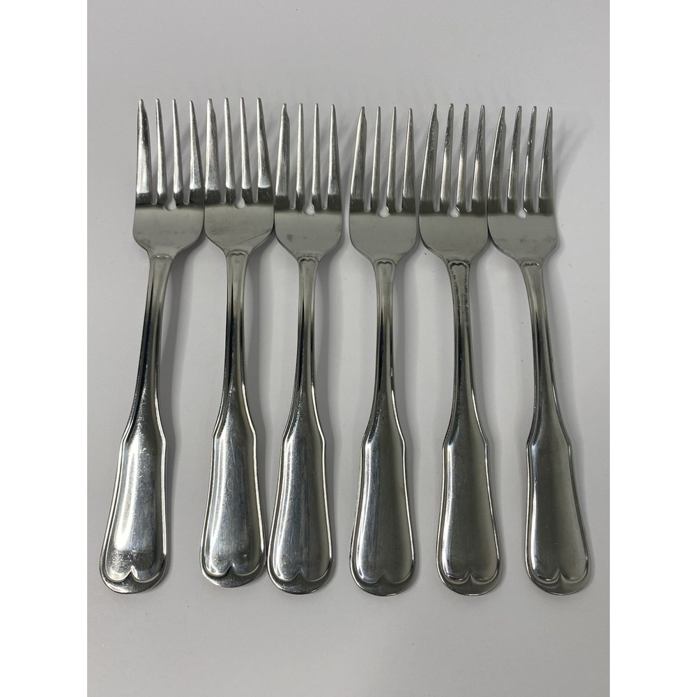 Towle Breckenridge Salad Fork 7" Stainless Steel Flatware Lot Of 6 #3